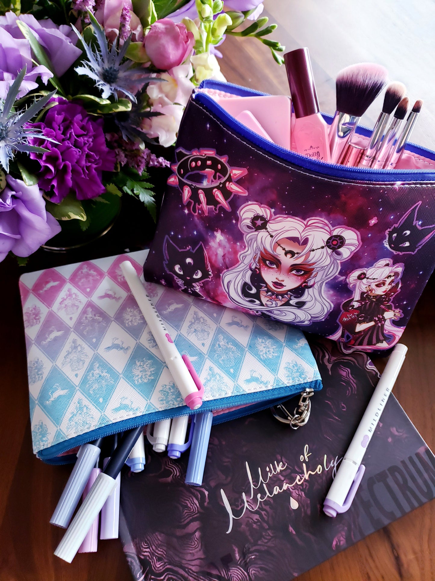 Melancholy Zipper Pouch