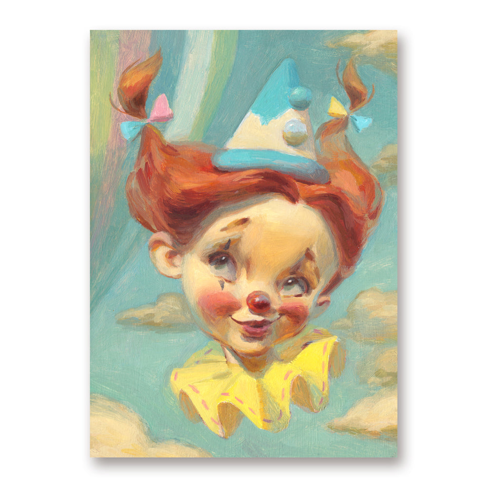 Happy Clown Mini Print