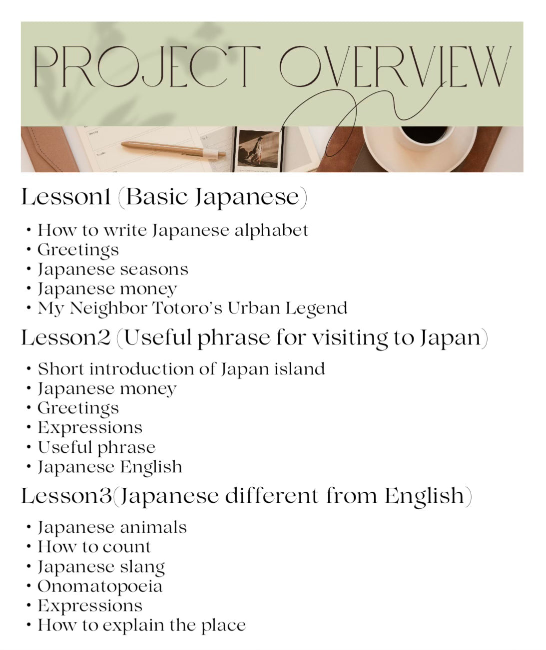 Japanese Language and Culture Workshop by Sayaka (Entry Level)