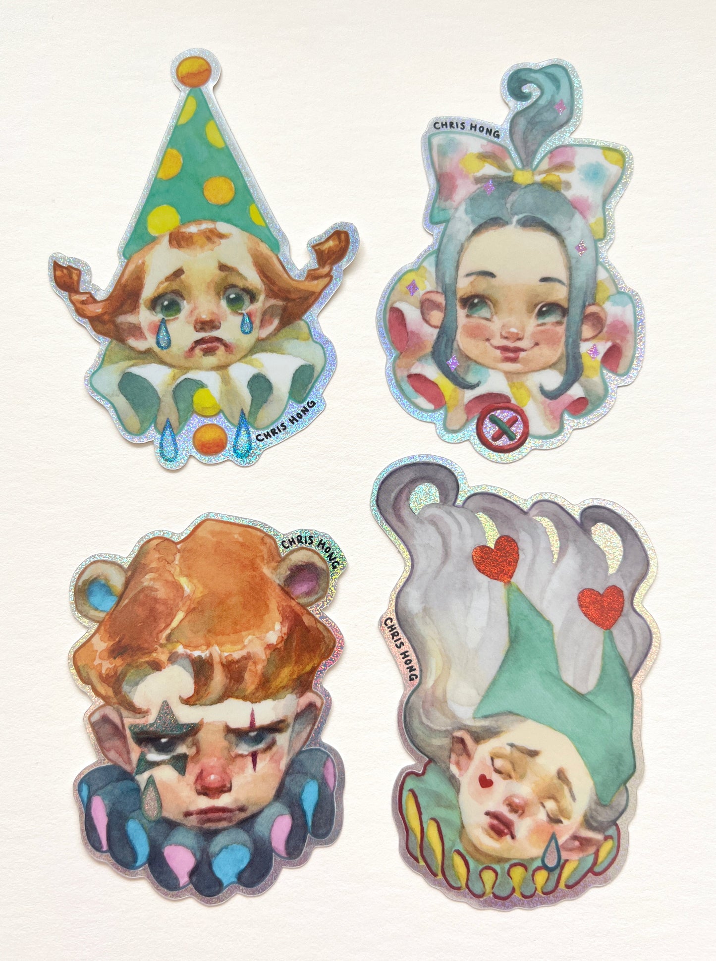 Pippa Clown Sticker