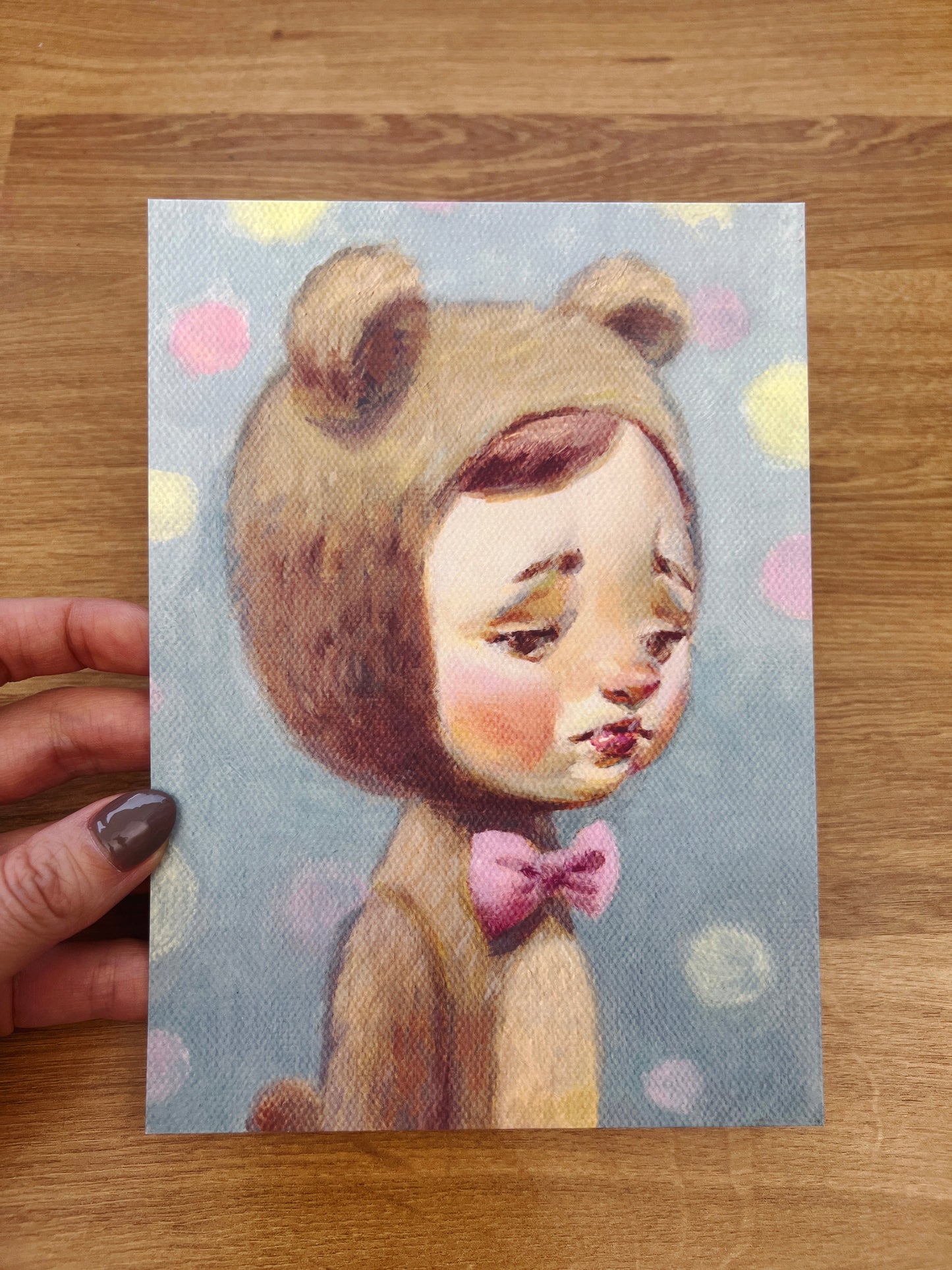 Bear Boy Mini Print