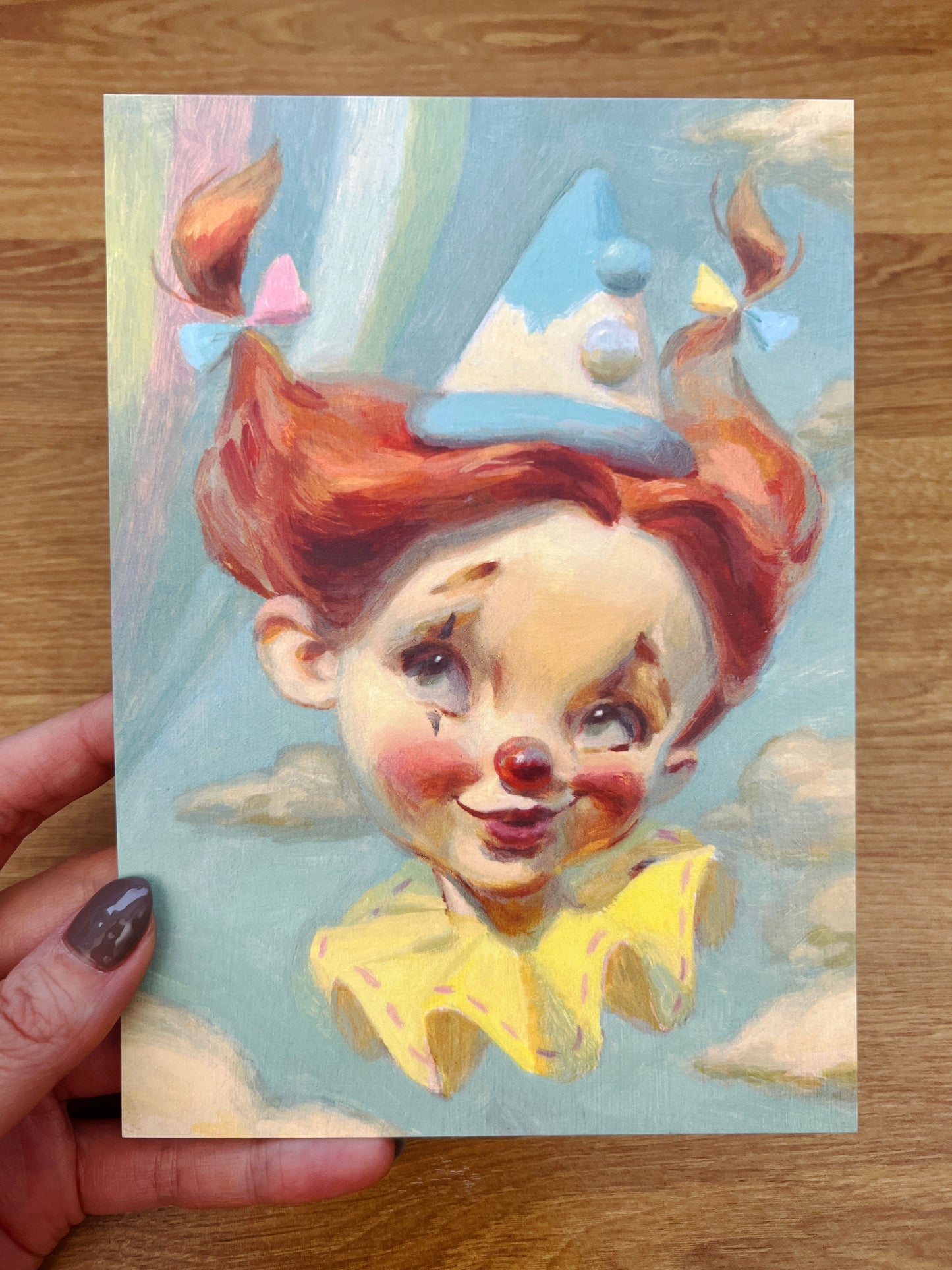 Happy Clown Mini Print