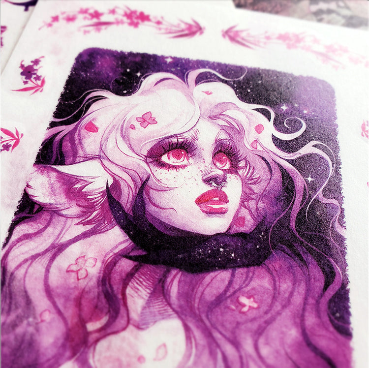 Lilac Forest' sticker set