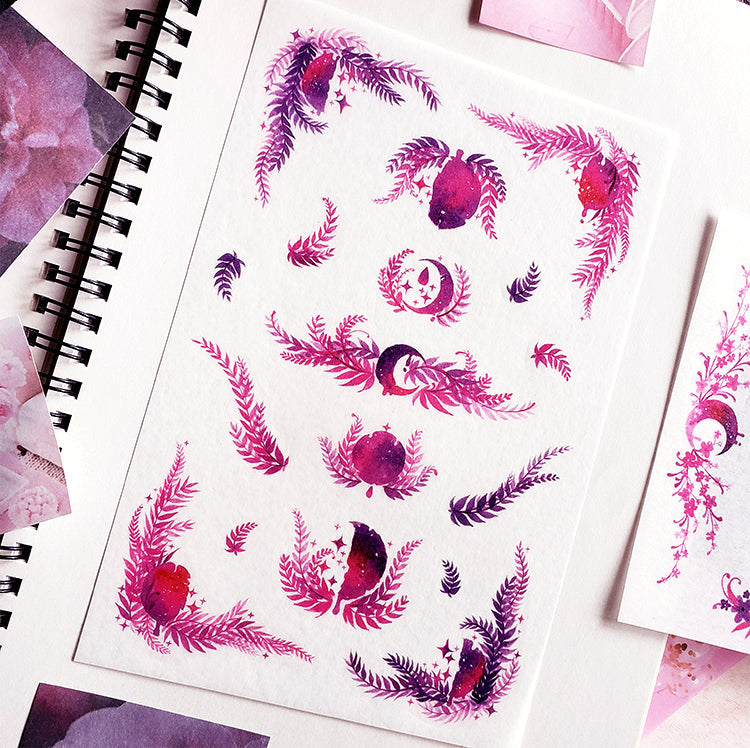 Lilac Forest' sticker set