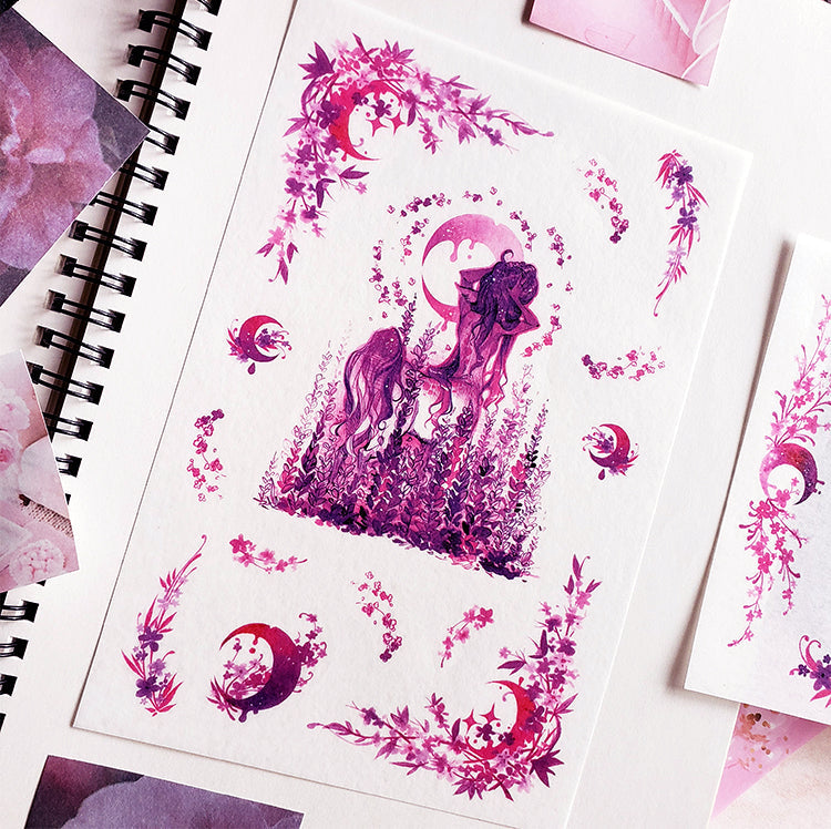 Lilac Forest' sticker set