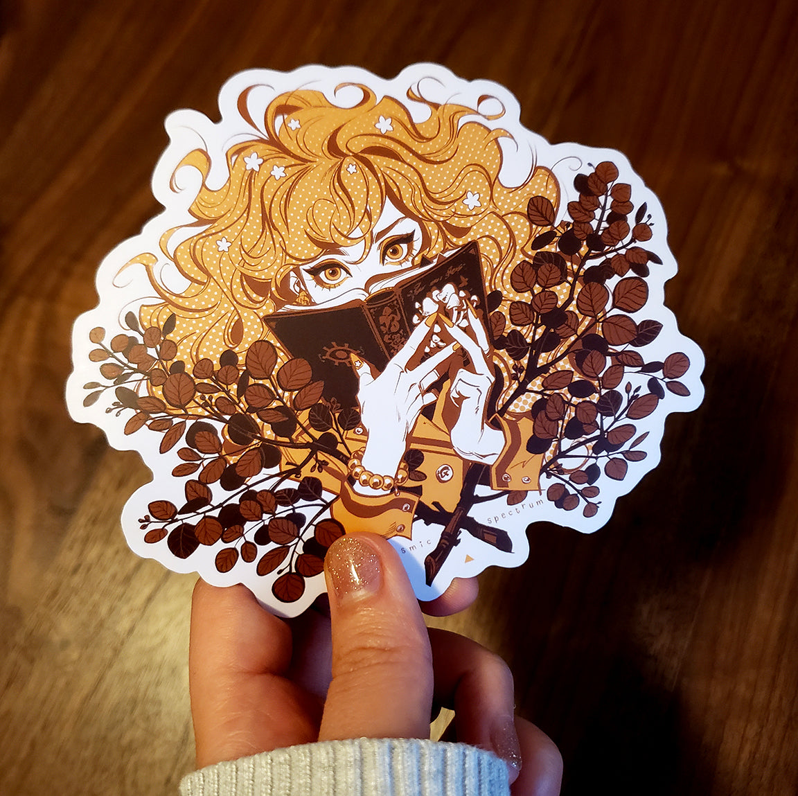 Vinyl Sticker: Noelle's reading list