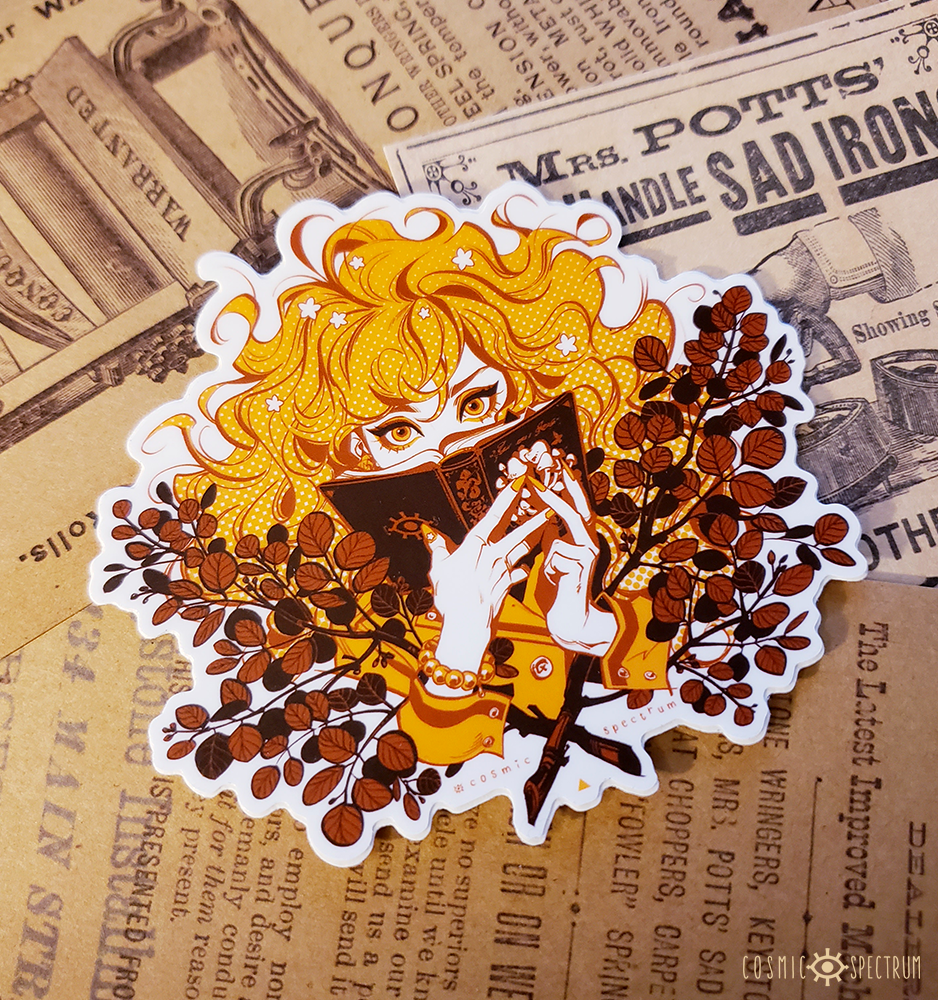 Vinyl Sticker: Noelle's reading list