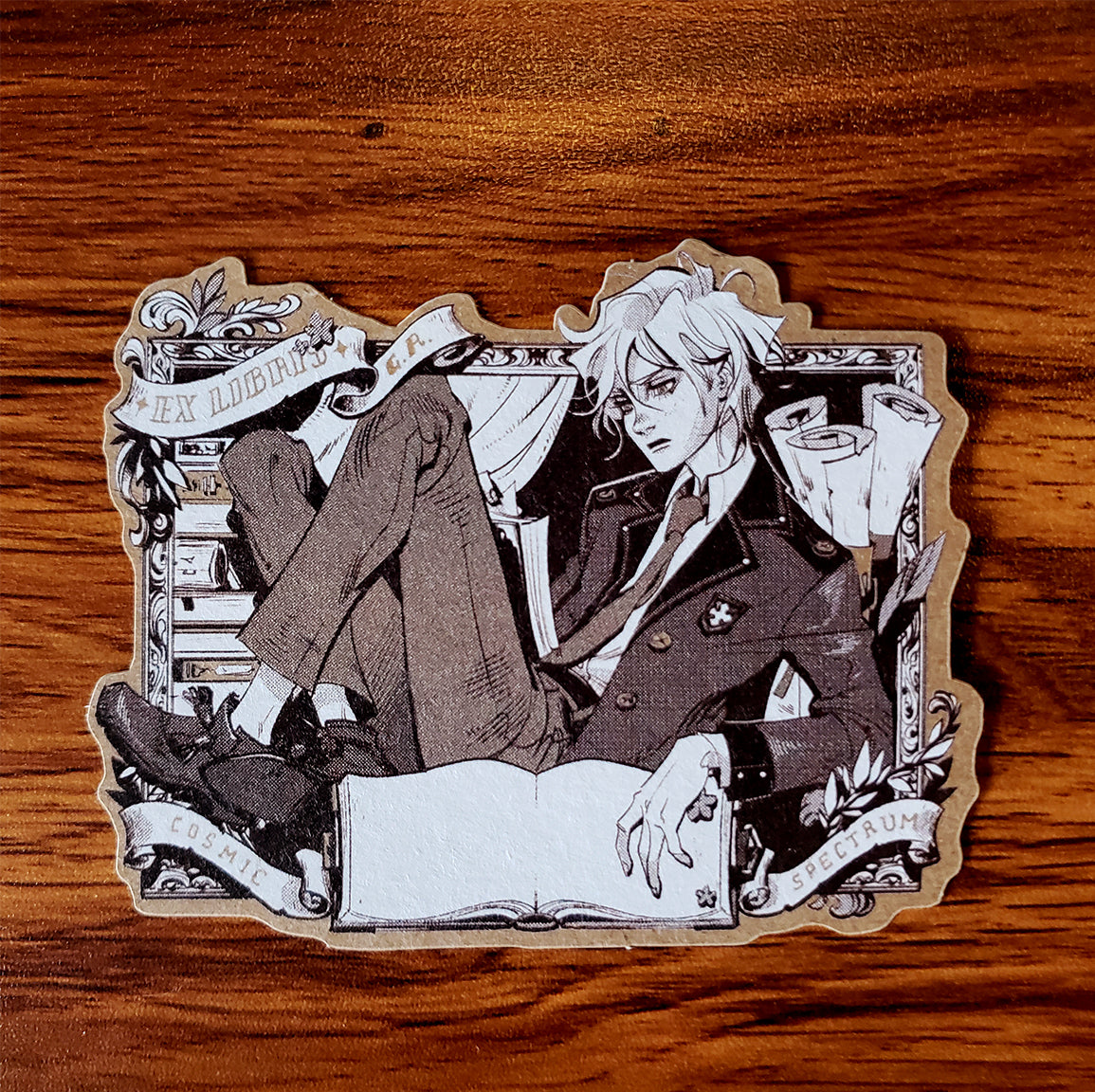 Bookplate Sticker: Fio