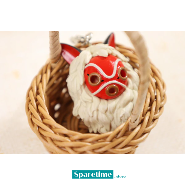 Princess Mononoke - San's Mask Keychain