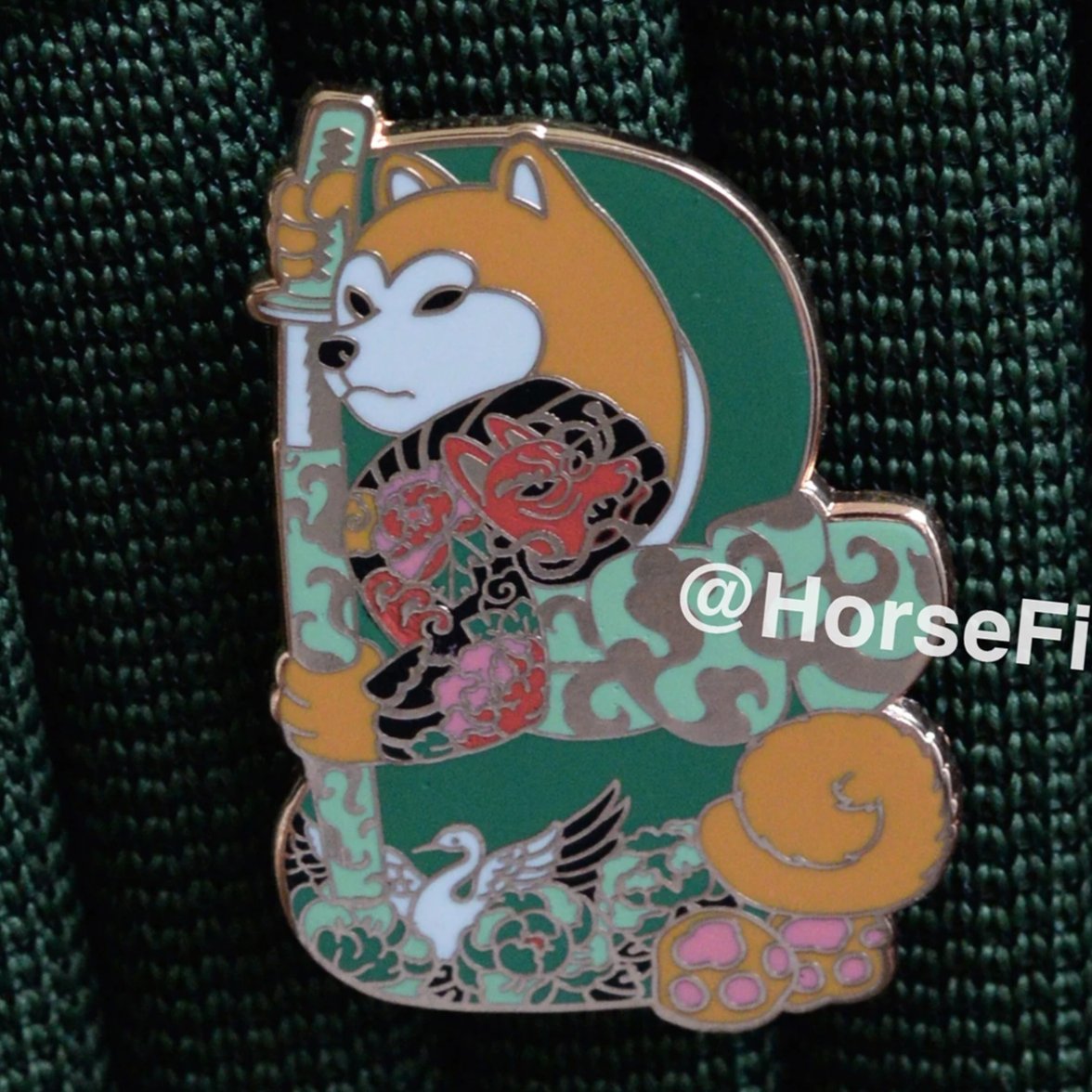 Yakuza Shiba Enamel Pin