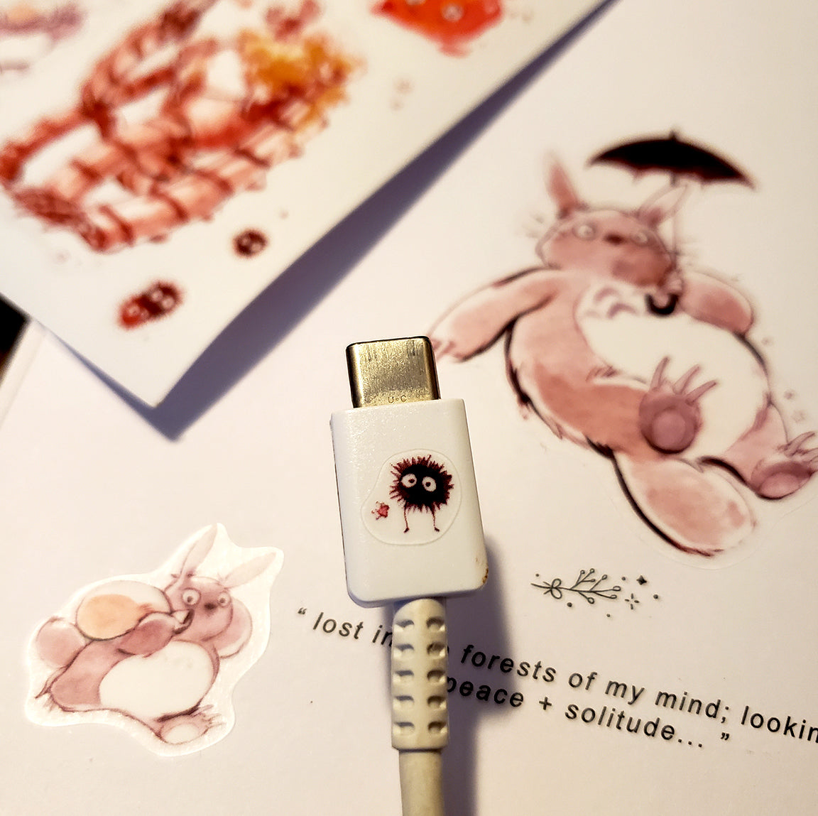 Ghibli Creatures Sticker sheet
