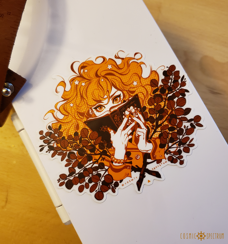 Vinyl Sticker: Noelle's reading list